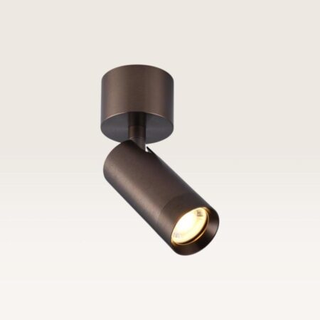 Plafondlamp Carina bronzo - Spot in geanodiseerd brons voor binnen