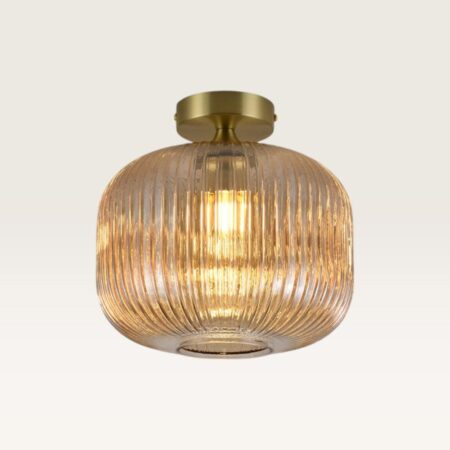 Plafondlamp Virello ambra - Lamp voor binnen