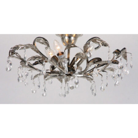 Plafonniere New Classic bladzilver 4 lichts |