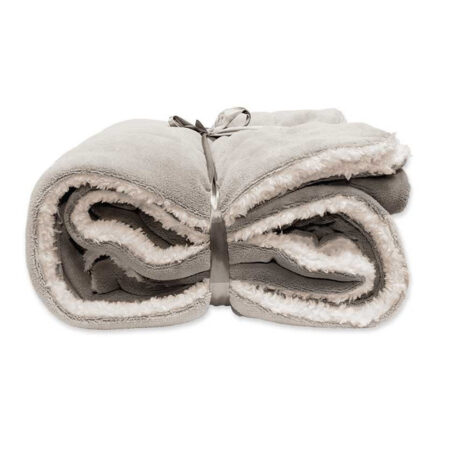 Plaid Lars Coral fleece chateau grey 150x200cm |