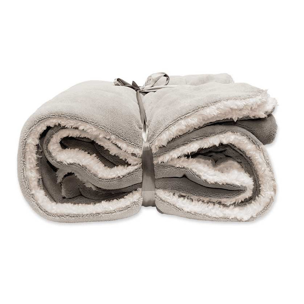 Plaid Lars Coral fleece chateau grey 150x200cm |