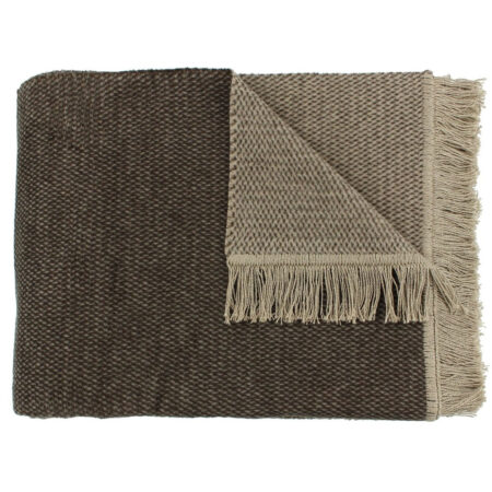 Plaid Unami Chocolate 150x200 | Claudi