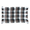 Plaid Wol look ruit bruin |