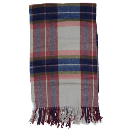 Plaid Wrap Country Grey/Pink | Barbour