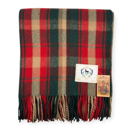 Plaid wol Dark Maple | Belpo Leather Care