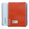Plakboek dubbelspiraal 5 st. rood of wit | Merkloos