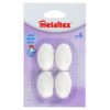 Plakhaken 4 stuks klein | Metaltex