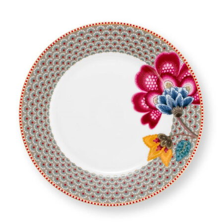 Plate Blooming Tales fantasy Khaki 21cm | PiP Studio