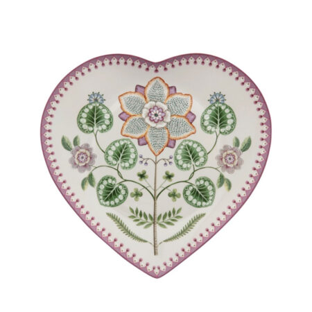Plate Heart Shape Lila 21.5cm | PiP Studio