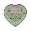 Plate Heart Shape green 21.5cm | PiP Studio