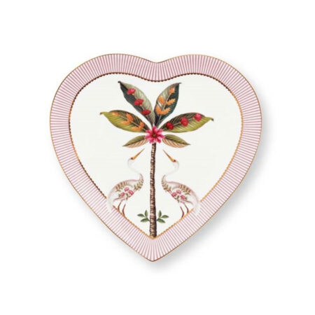 Plate heart La Majorelle Pink 21.5 cm | PiP Studio