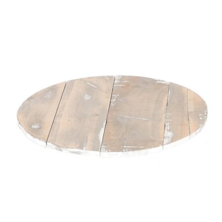 Plateau steiger grey wash Ø38xH3cm | HBX natural living