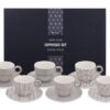 Platina Espresso Set Nippon Tokyo Design Studio - 18-delig | Tokyo Design Studio
