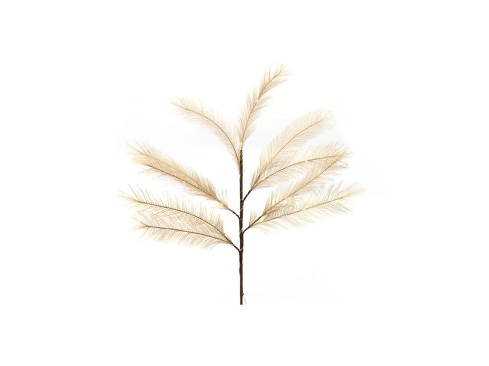 Pluimgras tak met LED 72cm Coffee | HBX natural living