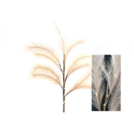 Pluimgras tak met LED 72cm Roze | HBX natural living