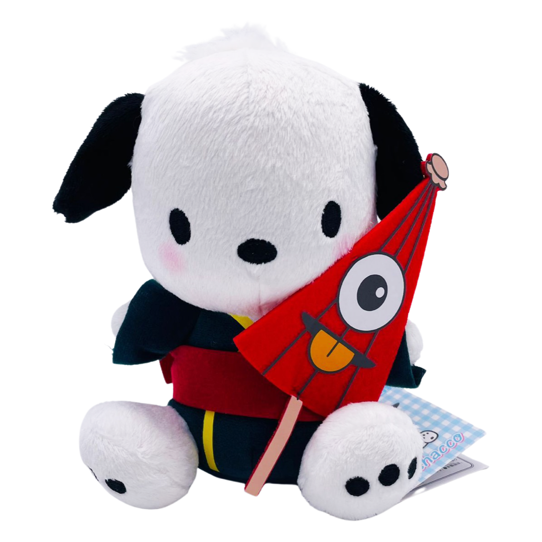 Pochacco Groen - Minna de Kimodameshi - 16 cm | Sanrio