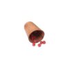 Pokerbeker 10 cm bruin leder | Longfield