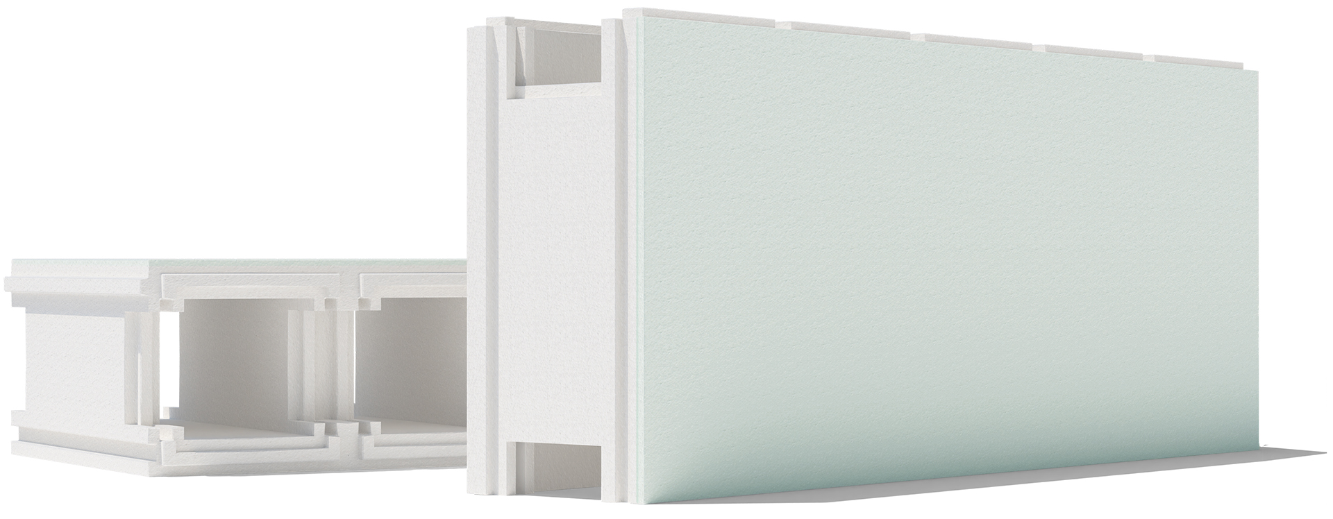 Polystyreen zwembadblok High density XXL - 125 x 25 x 50 cm | Styropool
