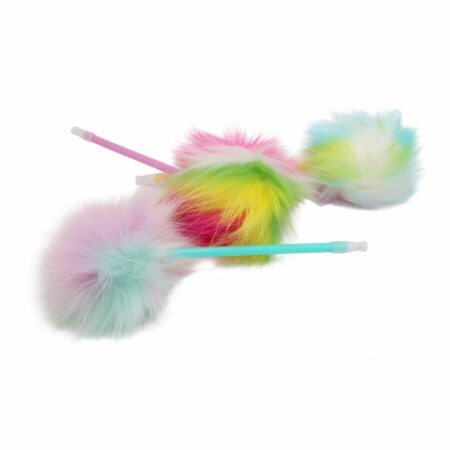 Pom Pom pen regenboog | -