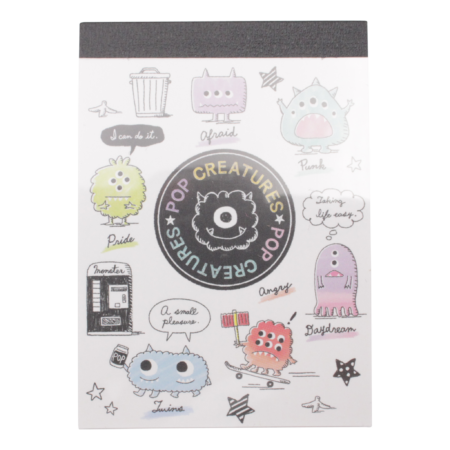 Pop Creature Mini Notepad Kamio | -
