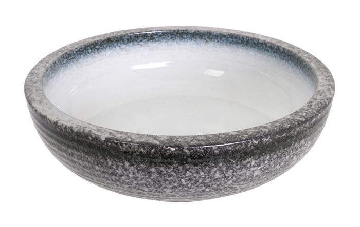 Porseleinen Kom Grijs/Wit - Tajimi - 23.3 x 8 cm | Tokyo Design Studio