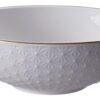Porseleinen Kom met Sterpatroon - Nippon White - 780ml 19x5.5cm | Tokyo Design Studio