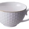 Porseleinen Kopje Ster - Nippon White - Gouden Rand - 250ml | Tokyo Design Studio
