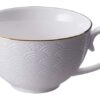 Porseleinen Kopje met Golvenpatroon - Tokyo Design Studio - Nippon White - 250ml | Tokyo Design Studio