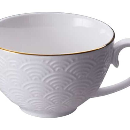 Porseleinen Kopje met Gouden Rand - Nippon White - 100ml | Tokyo Design Studio