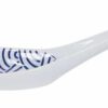 Porseleinen Lepel - Nippon Blue - Tokyo Design Studio - Golven - 13.8 x 4.8cm | Tokyo Design Studio