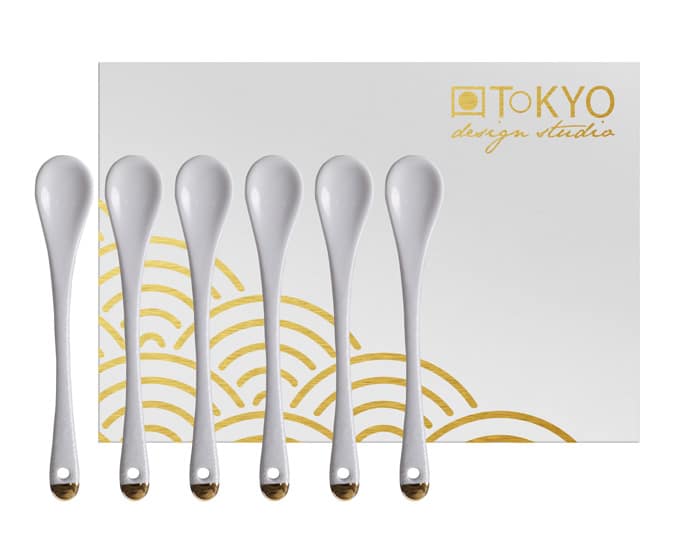 Porseleinen Lepelset - Tokyo Design Studio Nippon White - 12