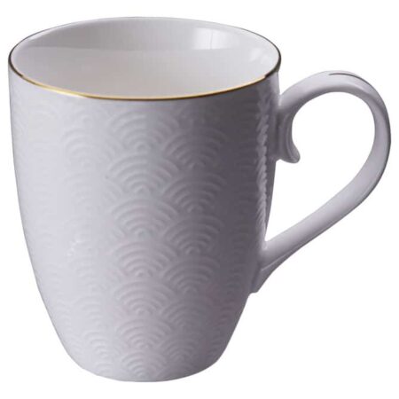Porseleinen Mok Golven - Nippon White - 380ml 8.5 x 10.2cm | Tokyo Design Studio