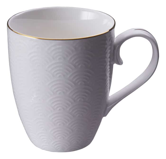 Porseleinen Mok Golven - Nippon White - 380ml 8.5 x 10.2cm | Tokyo Design Studio