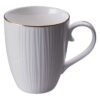 Porseleinen Mok met Gouden Rand - Nippon White - 380ml 8.5 x 10.2cm | Tokyo Design Studio