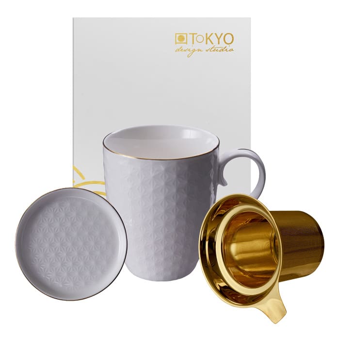 Porseleinen Mokset Ster - Nippon White - 4-delig - 380ml | Tokyo Design Studio