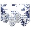 Porseleinen Mokset - Tokyo Design Studio - Flora Japonica - 4-delig - 380ml - 8.5 x 10.2cm | Tokyo Design Studio