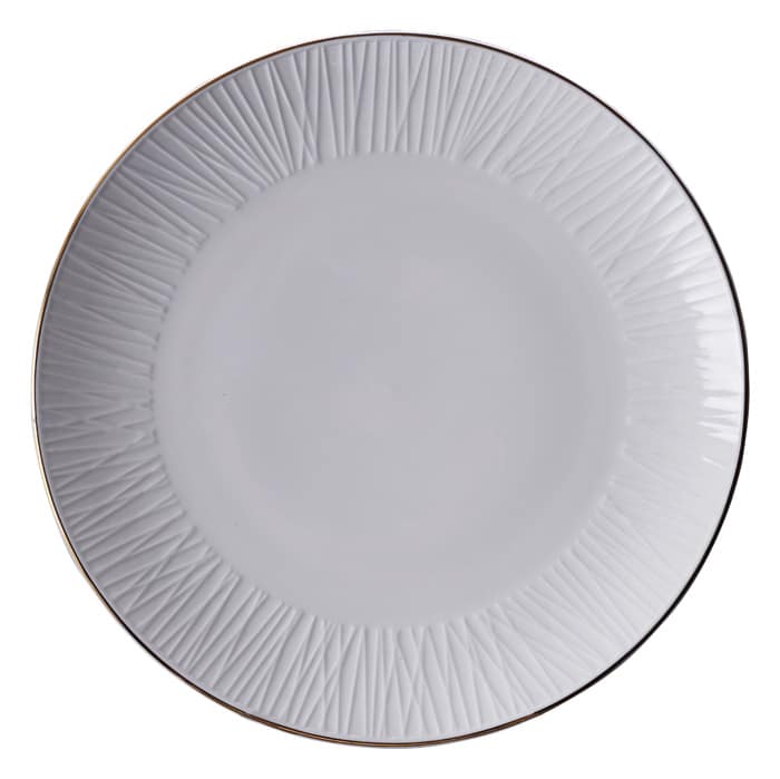 Porseleinen Onderbord - Tokyo Design Studio - Nippon White - Lijnen - 30cm | Tokyo Design Studio