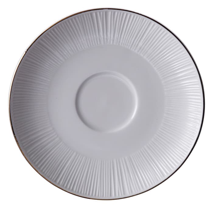 Porseleinen Onderzetter met Gouden Rand - Nippon White - 180ml | Tokyo Design Studio