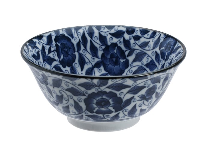 Porseleinen kom - Koimari Botan - Tokyo Design Studio - 550ml - 14.8x6.8cm | Tokyo Design Studio
