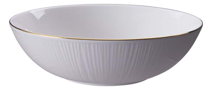 Porseleinen kom Nippon White - Tokyo Design Studio - 1100ml 21x6.3cm | Tokyo Design Studio