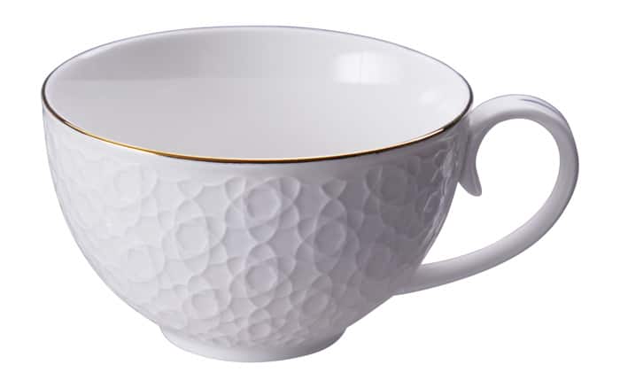 Porseleinen kopje met goudkleurige rand - Tokyo Design Studio - Nippon White - 250ml | Tokyo Design Studio