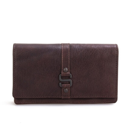 Portemonnee bronco dark brown | Spikes & Sparrow