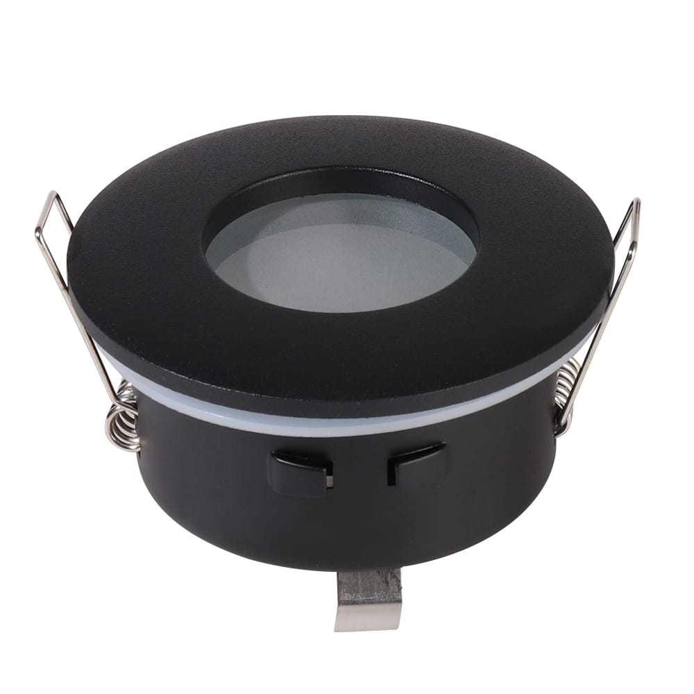 Porto IP44 GU10 armatuur zwart | HOFTRONIC