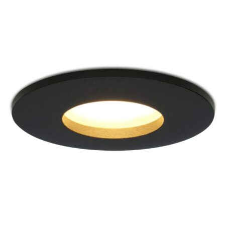 Porto - LED Inbouwspots - 4 Watt 345 lumen - 2700K Warm wit - GU10 - Dimbaar - Rond - IP44 voor badkamer