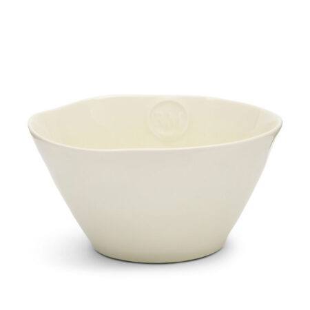 Portofino Bowl White L | Riviera Maison