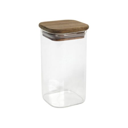 Pot glas acacia deksel 6