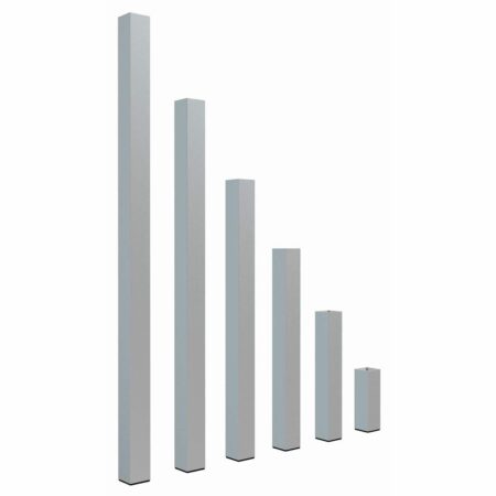 Power Dynamics Aluminium poten vierkant 100cm (Set van 4 stuks) | Power Dynamics