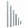 Power Dynamics Aluminium poten vierkant 80cm (Set van 4 stuks) | Power Dynamics