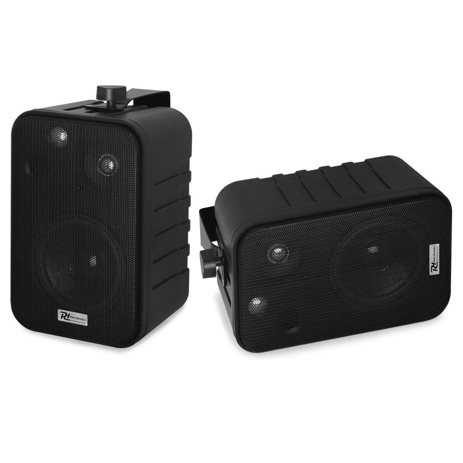 Power Dynamics BV40V Zwarte 10W achtergrond speakerset - 100V | Power Dynamics