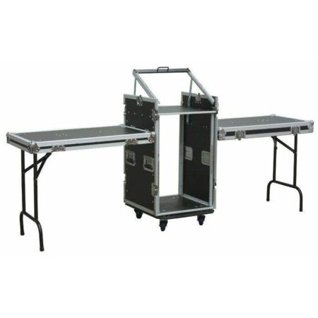 Power Dynamics F16U10T 19" 16U Rackcase met tafels | Power Dynamics